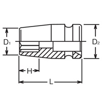 1/2DRx14mmソケット 動力工具用_選択画像03