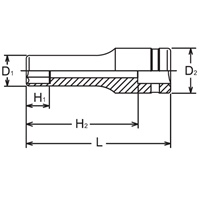 1/2DRx19mmディープソケット 動力工具用_選択画像03