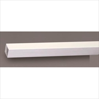 20x20mmx2mアルミ角パイプ シルバー/2本
