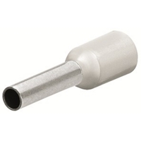 0.5mm2　絶縁フェルール端子 白色/200個