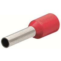 1.0mm2　絶縁フェルール端子 赤色/200個
