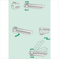 5本組 ユニオンナットレンチ ラチェット式_選択画像02