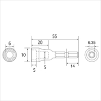 6mm 電ドルソケット ショート_選択画像04