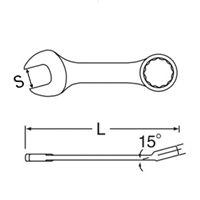 6mm 片目片口スパナ ステンレス製_選択画像04