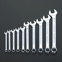 10本組/1/4-3/4片目片口スパナ