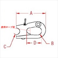 63.5mmロープスナップ(ステンレス製)_選択画像03