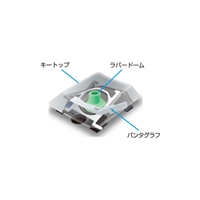 367x127x21mmワイヤレスキ-ボ-ド 薄型/黒_選択画像03