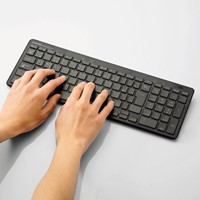 367x127x21mmワイヤレスキ-ボ-ド 薄型/黒_選択画像04