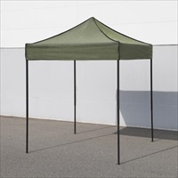 2.0x2.0m四脚テント OD色/張ロープ冠付