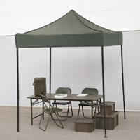 2.0x2.0m四脚テント OD色/張ロープ冠付_選択画像04