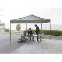 3.0x3.0m四脚テント OD色/張ロープ冠付_選択画像04