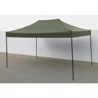3.0x 4.5m 四脚テント(OD色/張ロープ環付)