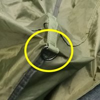 3.0x 4.5m 四脚テント(OD色/張ロープ環付)_選択画像02