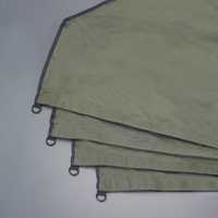 3.0x 4.5m 四脚テント(OD色/張ロープ環付)_選択画像03