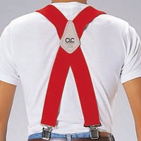 [フリーサイズ]サスペンダー レッド