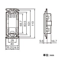 125V/15A埋込コンセント1口 ア-スタ-ミナル_選択画像04
