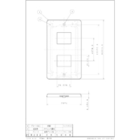 プレート 2個/1列/メタル製_選択画像03