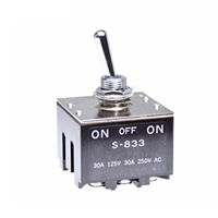 125V/30A3極双投トグルスイッチ(大電流用