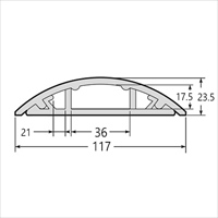 117mmx2.0mワゴンモール グレー_選択画像04