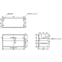900x400x 500mm収納庫 両開き_選択画像04