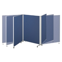 1868x487x1630mmパ-テ-ション 2連/グリ-ン_選択画像03