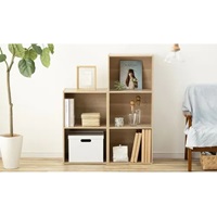 415x290x1015mm/ 3段 収納ラック ブラウン_選択画像03