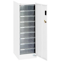 277x366x880mmセキュリティ収納ケース 9段