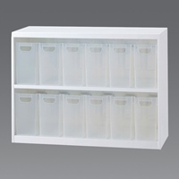 855x346x638mm/6列2段 収納庫 BOX付