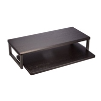 550x250x120mmモニタ-スタンド ダーク木目