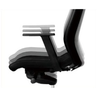 ビジネスチェアー 肘付/グレー/レッド_選択画像02