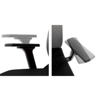 ビジネスチェアー 肘付/グレー/ブルー_選択画像04