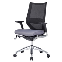 ビジネスチェアー ブラック/グレー