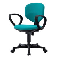 ビジネスチェアー 肘付/グリーン