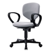 ビジネスチェアー 肘付/グレー