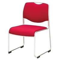 スタッキングチェアー レッド
