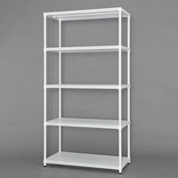 910x460x1785mm カラ-パンチングラック 白