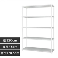 1200x460x1785mmカラ-パンチングラック 白_選択画像02