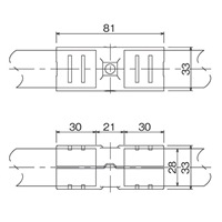 [パイプラック用]2方向メタルジョイント_選択画像04