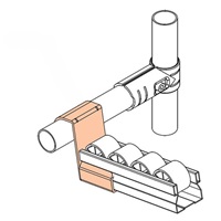 パイプラック用プラコンサポ-ト25mmロ-ラ-_選択画像02
