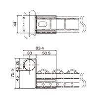 パイプラック用プラコンサポ-ト25mmロ-ラ-_選択画像04
