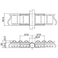 パイプラック用プラコンサポ-ト45mmロ-ラ-_選択画像04