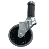 75mm[樹脂パイプ用]差込キャスター 自在