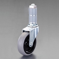 100mm[ECOパイプ用]差込キャスター 自在