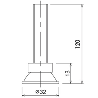 φ32x120mm[パイプラック用]アジャスター_選択画像04