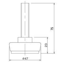 φ47x 75mm[パイプラック用]アジャスター_選択画像04