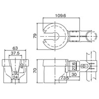109.6x79x70mm[パイプラック用]ツ-ルホルダ_選択画像04