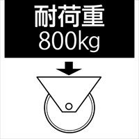 200x50mm車輪 ポリウレタン+ナイロン_選択画像04