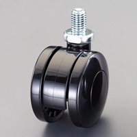 60mmキャスタ- ツインホイ-ル･M10xP1.5ネジ