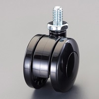 60mmキャスタ- ツインホイ-ル･U3/8x16ネジ