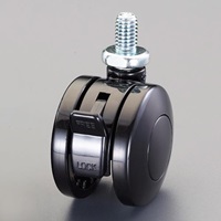 40mmキャスタ- ツインホイ-ル・U3/8x16ネジ